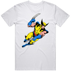 X-men The Animated Series Wolverine Retro 90s Tv Show Fan Mens Soft Cotton Tee T Shirt