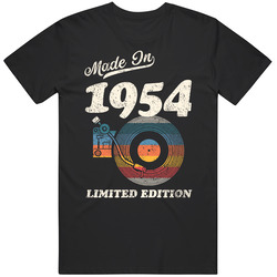 Made In 1954 Limited Edition Mens Soft Cotton Tee T Shirt