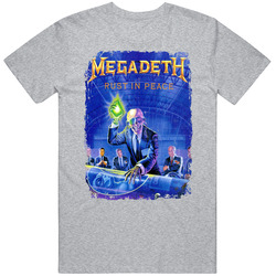 Megadeth Rust In Peace Heavy Metal Music Band Mens Soft Cotton Tee T Shirt