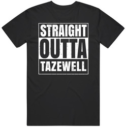 Straight Outta Tazewell High School Funny Graduation Parody Mens Soft Cotton Tee T Shirt