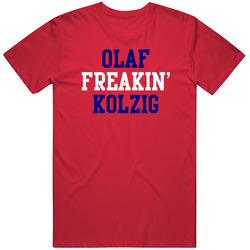 Olaf Freakin Kolzig Washington Hockey Player Sports Fan Mens Soft Cotton Tee T Shirt