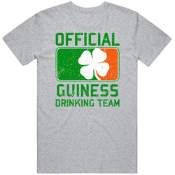 Guiness Official Drinking Team Irish Family Custom St Patricks Day Mens Soft Cotton Tee T Shirt