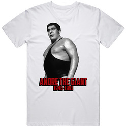 Andre The Giant Wrestling Memorial Fan Mens Soft Cotton Tee T Shirt