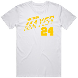 Matthew Mayer 24 Favorite Player Baylor College Basketball Mens Soft Cotton Tee T Shirt