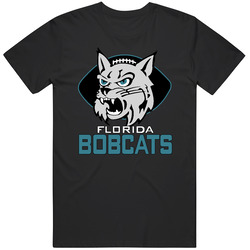 Florida Bobcats Arena Football League Team Fan Logo Mens Soft Cotton Tee T Shirt