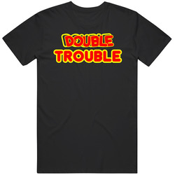Double Trouble Best Board Game Of All Time Players Mens Soft Cotton Tee T Shirt