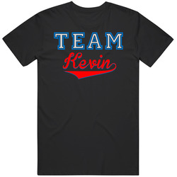Team Kevin Custom Graphic Sports Last Name Family Reunion Mens Soft Cotton Tee T Shirt