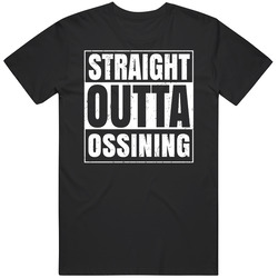 Straight Outta Ossining New York City Compton Parody Grunge Mens Soft Cotton Tee T Shirt