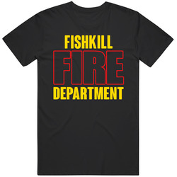 Fishkill Fire Department Personalized City Mens Soft Cotton Tee T Shirt
