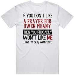 If You Don' T Like A Prayer For Owen Meany You Won't Like Me Novel Character Mens Soft Cotton Tee T Shirt