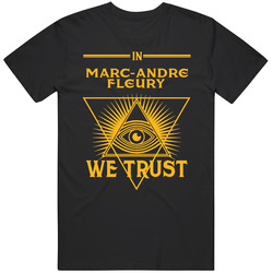 In Marc-andre Fleury We Trust Pittsburgh Hockey Mens Soft Cotton Tee T Shirt