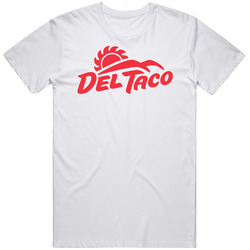 Del Taco Mexican Restaurant Food Mens Soft Cotton Tee T Shirt
