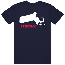 Seekonk Massachusetts Custom City Patriotic Usa Mens Soft Cotton Tee T Shirt