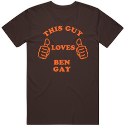 Ben Gay Sports This Guy Loves Mens Soft Cotton Tee T Shirt