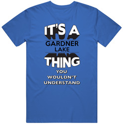Its A Gardner Lake Thing South Dakota Mens Soft Cotton Tee T Shirt