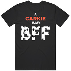 A Carkie Is My Bff Funny Dog Lover Mens Soft Cotton Tee T Shirt