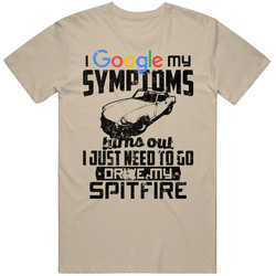 1979 Triumph Spitfire Googled My Symptoms Drive My Car Worn Look Mens Soft Cotton Tee T Shirt