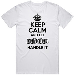 Keep Calm And Let Derouen Handle It Mens Soft Cotton Tee T Shirt