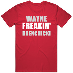 Wayne Krenchicki Cincinnati Baseball Sports Freakin Mens Soft Cotton Tee T Shirt
