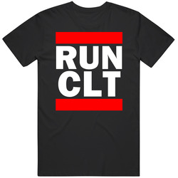 Run Clt Nc Usa Charlottedouglas Intl   Funny Graphic Patriotic Parody Black Mens Soft Cotton Tee T Shirt