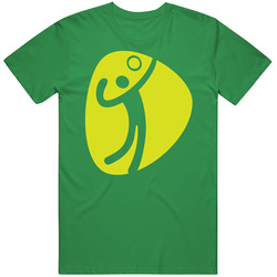 Volleyball Rio Brazil 2016 Olympic Games Sport Event Symbol Mens Soft Cotton Tee T Shirt