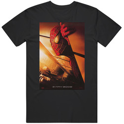 Toby Maguire 2002 Spider Man Cool Movie  Fan Mens Cotton Classic T Shirt