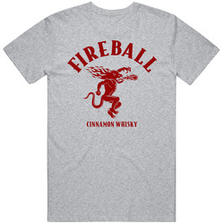 Fireball Style Cinnamon Whisky Wild Mens Cotton Classic T Shirt