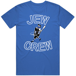 Jew Crew Baseball Mens Cotton Classic T Shirt