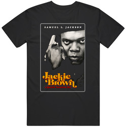 Jackie Brown, T-shirt, Samuel L. Jackson, Quentin Tarantino, Pam Grier, Pulp Fiction Mens Cotton Classic T Shirt