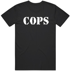 Cops Mens Cotton Classic T Shirt