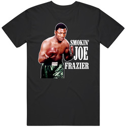 Smokin Joe Frazier Boxing Legend Philadelphia Mens Cotton Classic T Shirt