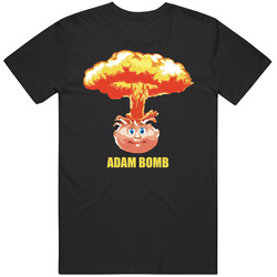 Adam Bomb Garbage Pail Kids Black Mens Cotton Classic T Shirt