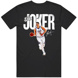 Nikola Jokic Joker Dribbling Mens Cotton Classic T Shirt