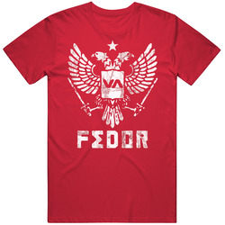 Fedor Emelianenko Mma Fighter Crest Mens Cotton Classic T Shirt