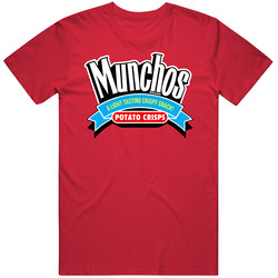 Munchos Most Popular Potato Chip Brand Snack Food Lovers Mens Cotton Classic T Shirt