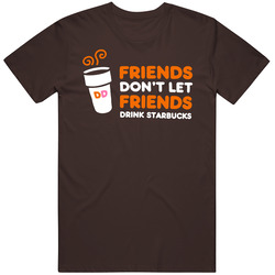 Dunkin Donuts Parody Funny Mens Cotton Classic T Shirt