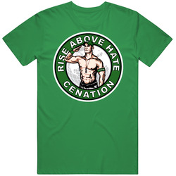 John Cena Rise Above Hate Wrestling Mens Cotton Classic T Shirt