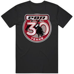 Pbr 30th Anniversary Bullriding Fan Mens Cotton Classic T Shirt