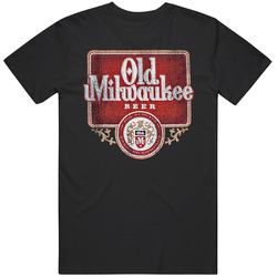 Old Milwaukee Beer Mens Cotton Classic T Shirt