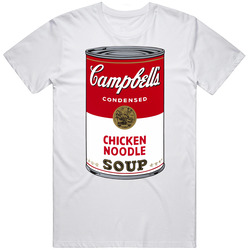 Campbell's Chicken Noodle Soup Label Can Mens Cotton Classic T Shirt