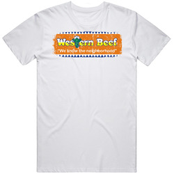 Western Beef Cool Grocery Store Mens Cotton Classic T Shirt