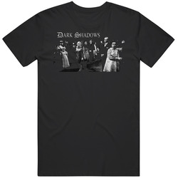 Dark Shadows Horror Cult Tv Show Black Mens Cotton Classic T Shirt