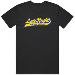 Late Night With David Letterman Mens Cotton Classic T Shirt