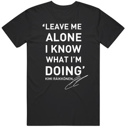 Kimi Raikkonen Leave Me Alone Mens Cotton Classic T Shirt