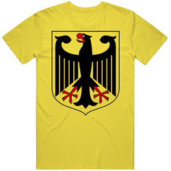 German Germany Coat Of Arms Country Flag Mens Cotton Classic T Shirt