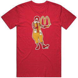 Ronald Mcdonald, T-shirt, Mcdonalds, Clown, Restaurant, Retro,  Mens Cotton Classic T Shirt