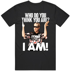 Peter Weber Who Do You Think You Are Bowling Quote Mens Cotton Classic T Shirt
