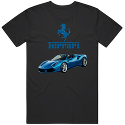 Ferrari Horse Sport Car Mens Cotton Classic T Shirt