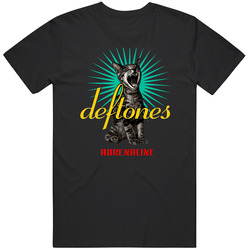 Deftones Adrenaline Cat Logo Mens Cotton Classic T Shirt