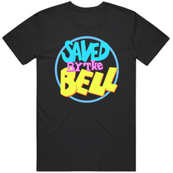 Saved By The Bell Vintage Logo Mens Cotton Classic T Shirt